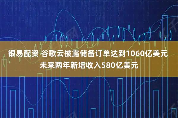 银易配资 谷歌云披露储备订单达到1060亿美元 未来两年新增收入580亿美元